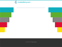 Tablet Screenshot of molokaiferry.com